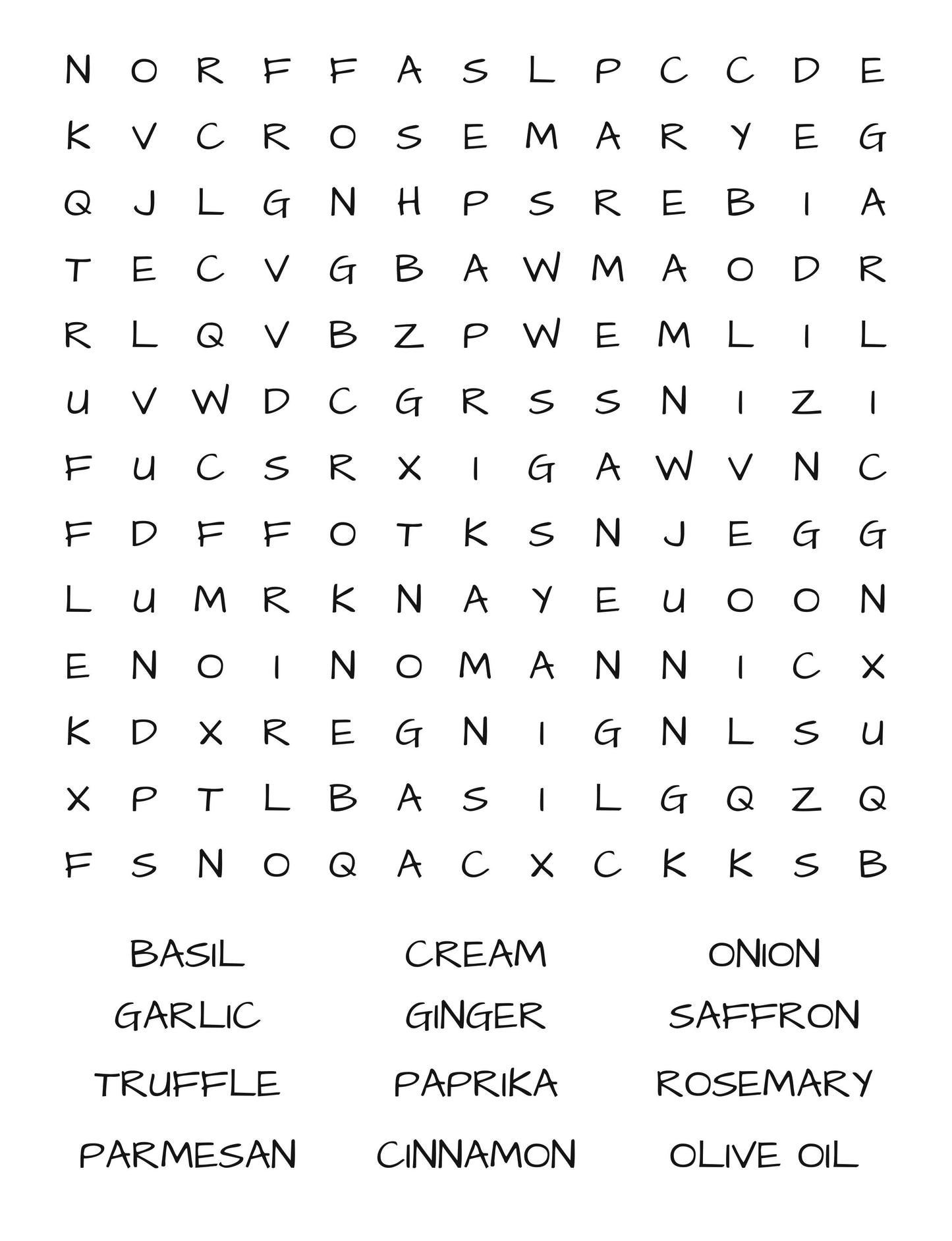 Savor Word Search: A Culinary Quest