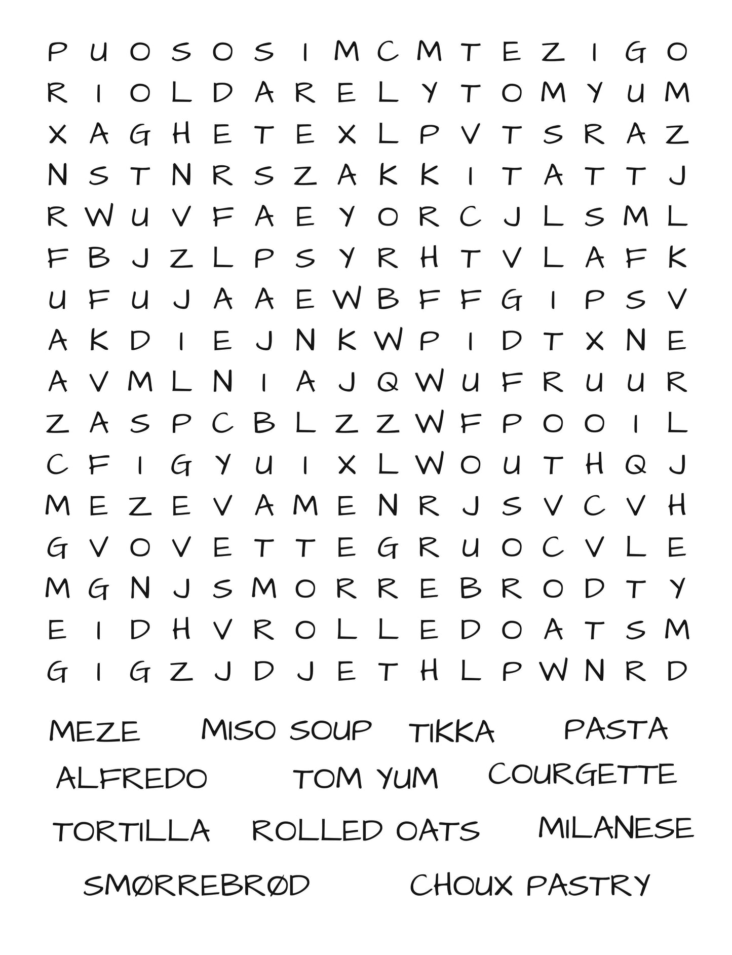 Savor Word Search: A Culinary Quest