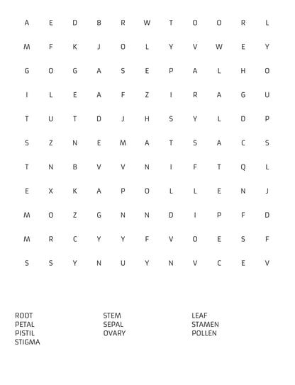 Botanical Bliss: A Floral Word Search Adventure