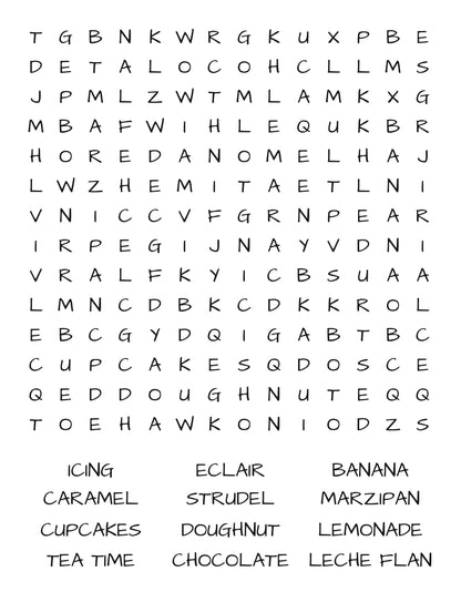 Savor Word Search: A Culinary Quest