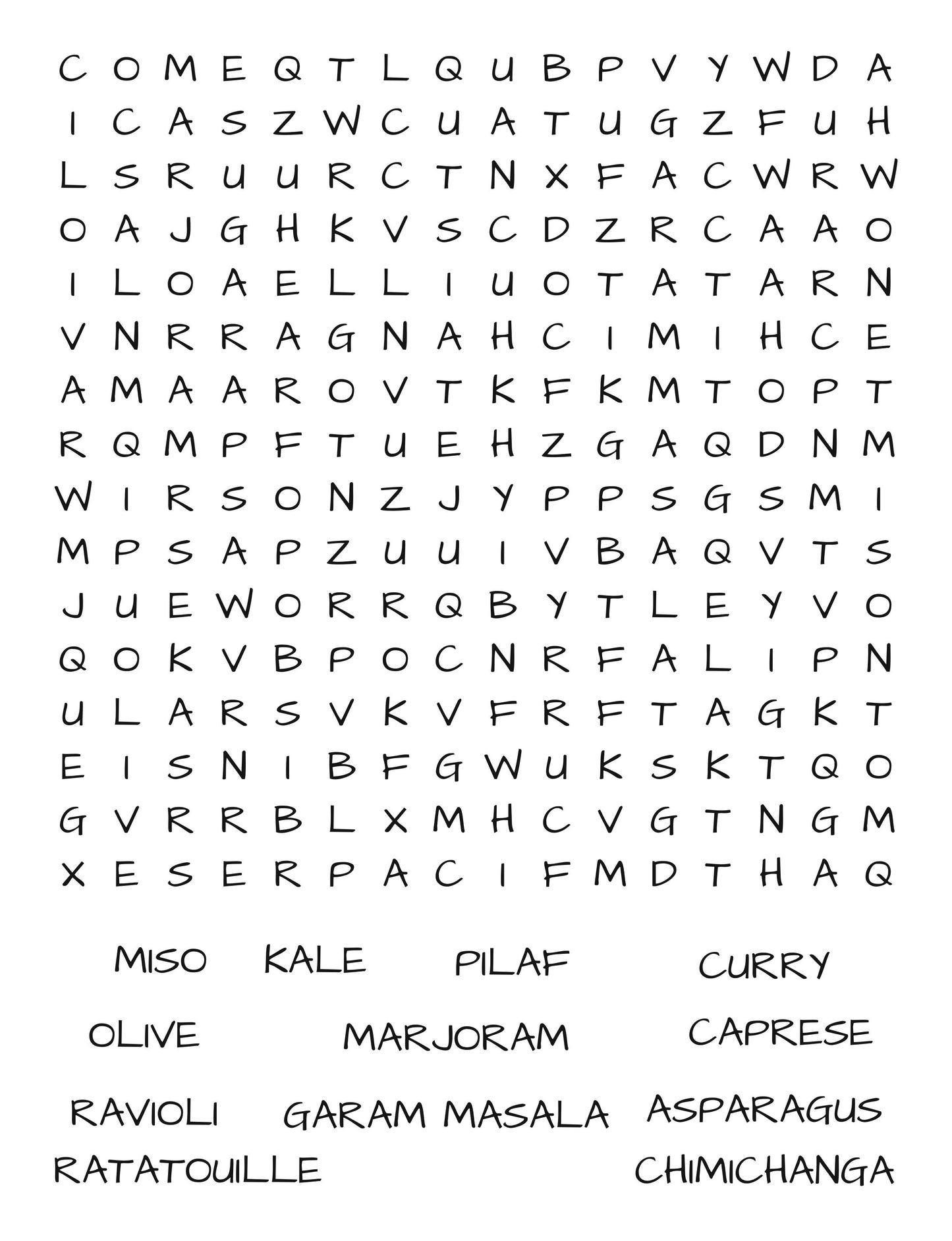 Savor Word Search: A Culinary Quest