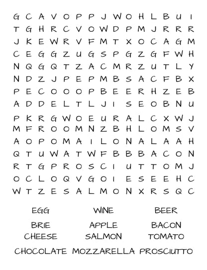 Savor Word Search: A Culinary Quest