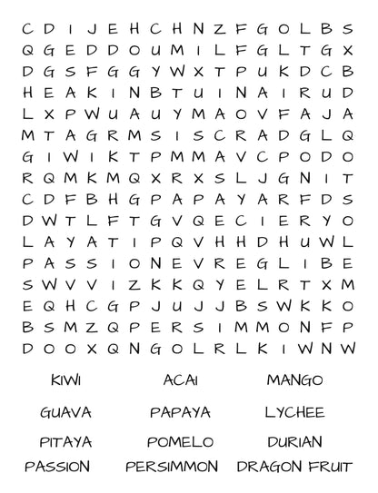 Savor Word Search: A Culinary Quest