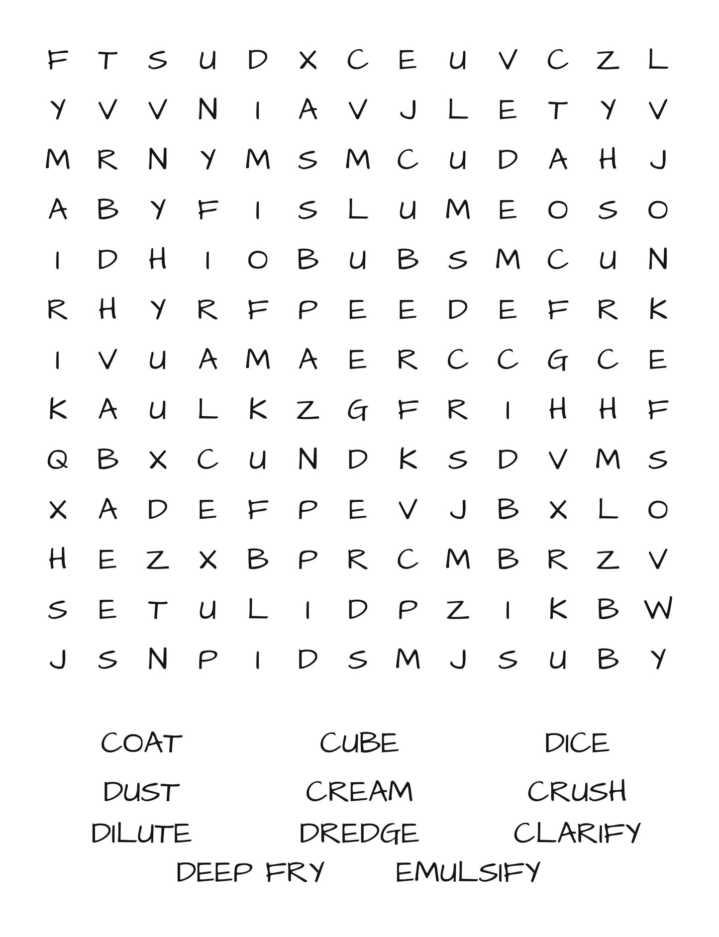 Savor Word Search: A Culinary Quest