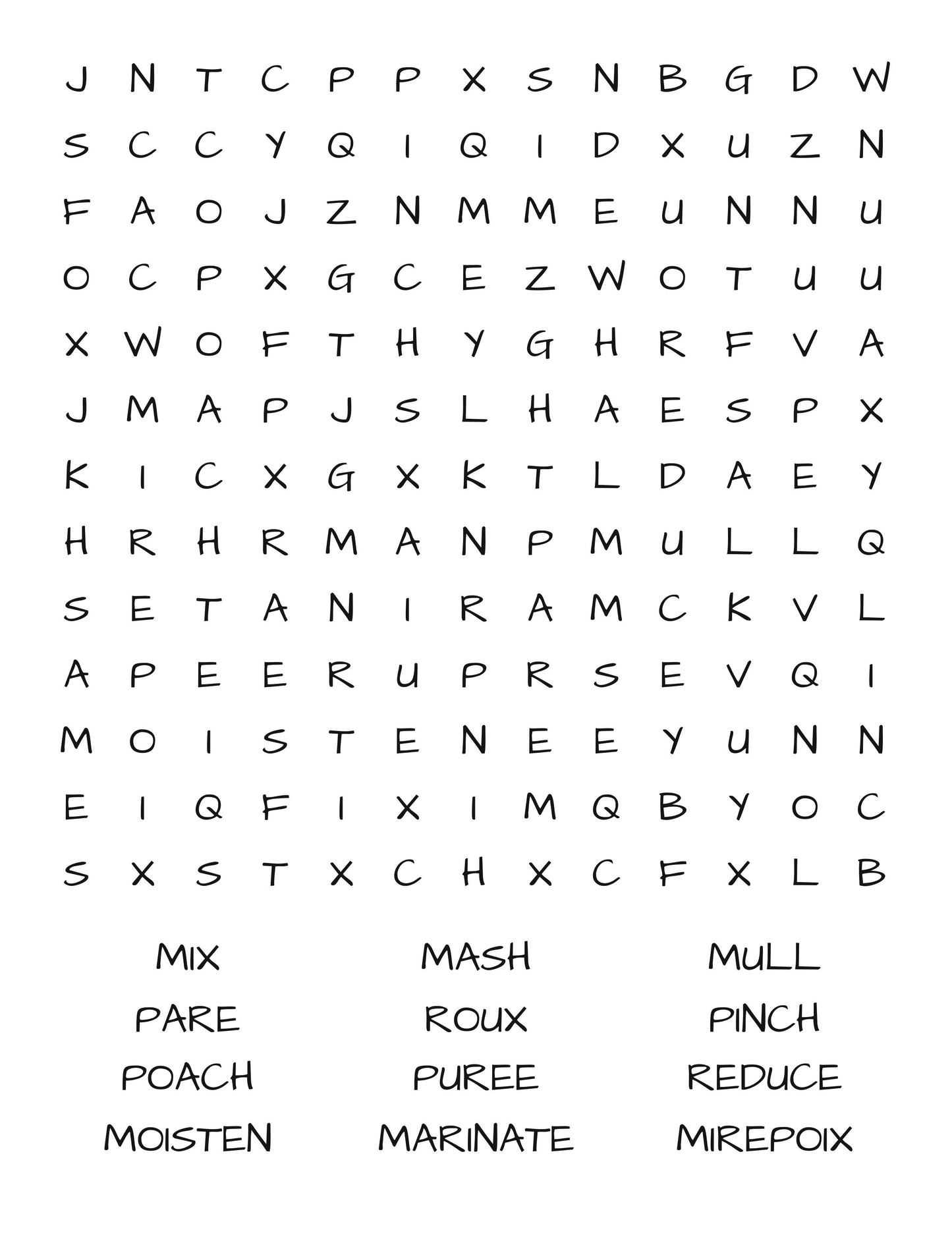 Savor Word Search: A Culinary Quest