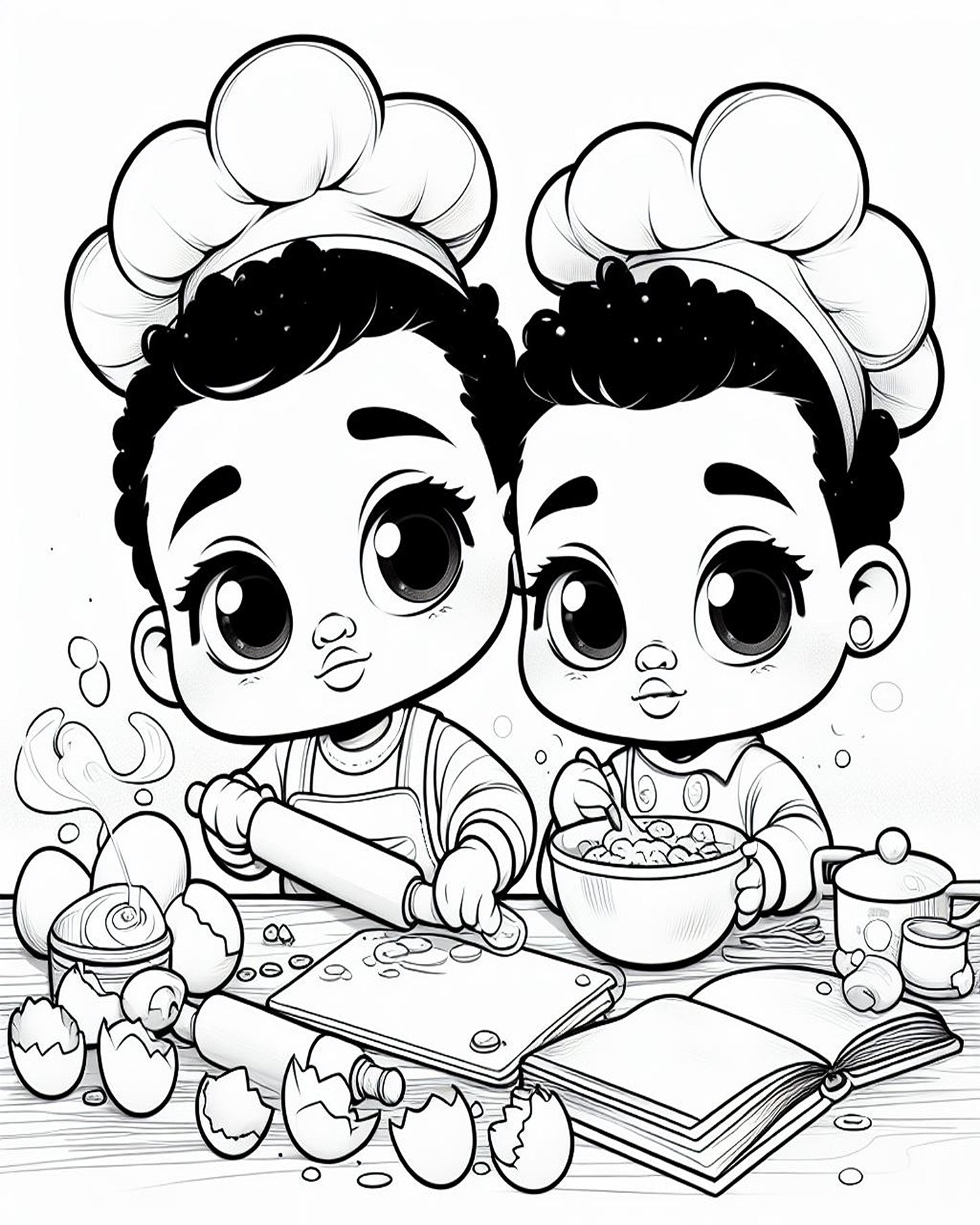 Chef I Coloring Sheet