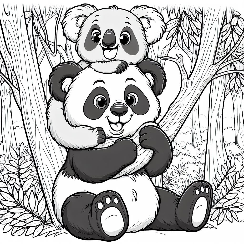 Panda's Pirate Quest Coloring & Activity Book