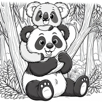 Panda's Pirate Quest Coloring & Activity Book