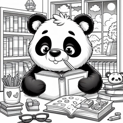 Panda's Pirate Quest Coloring & Activity Book