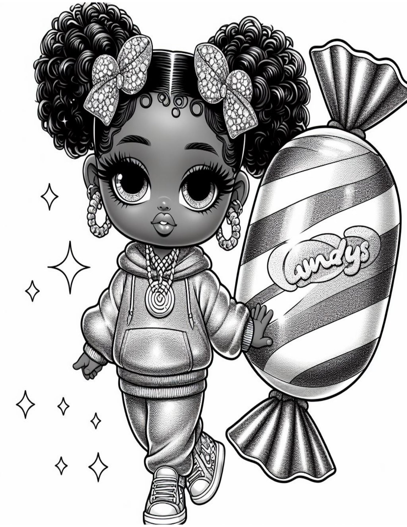 Sweet Treats & Chibi Delights Coloring Book