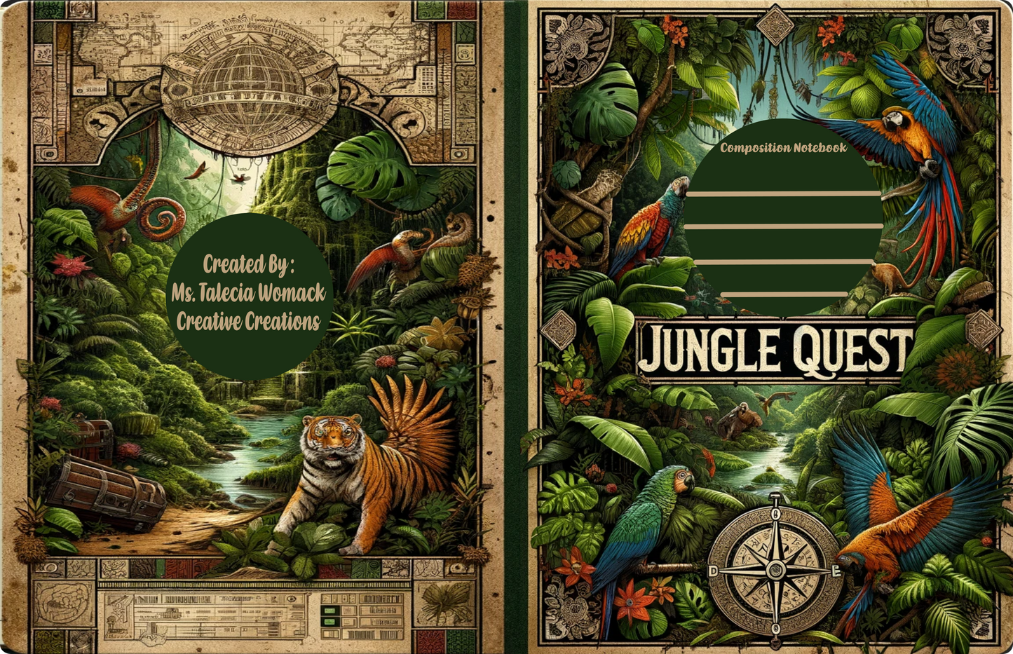 Jungle Quest Composition Notebook