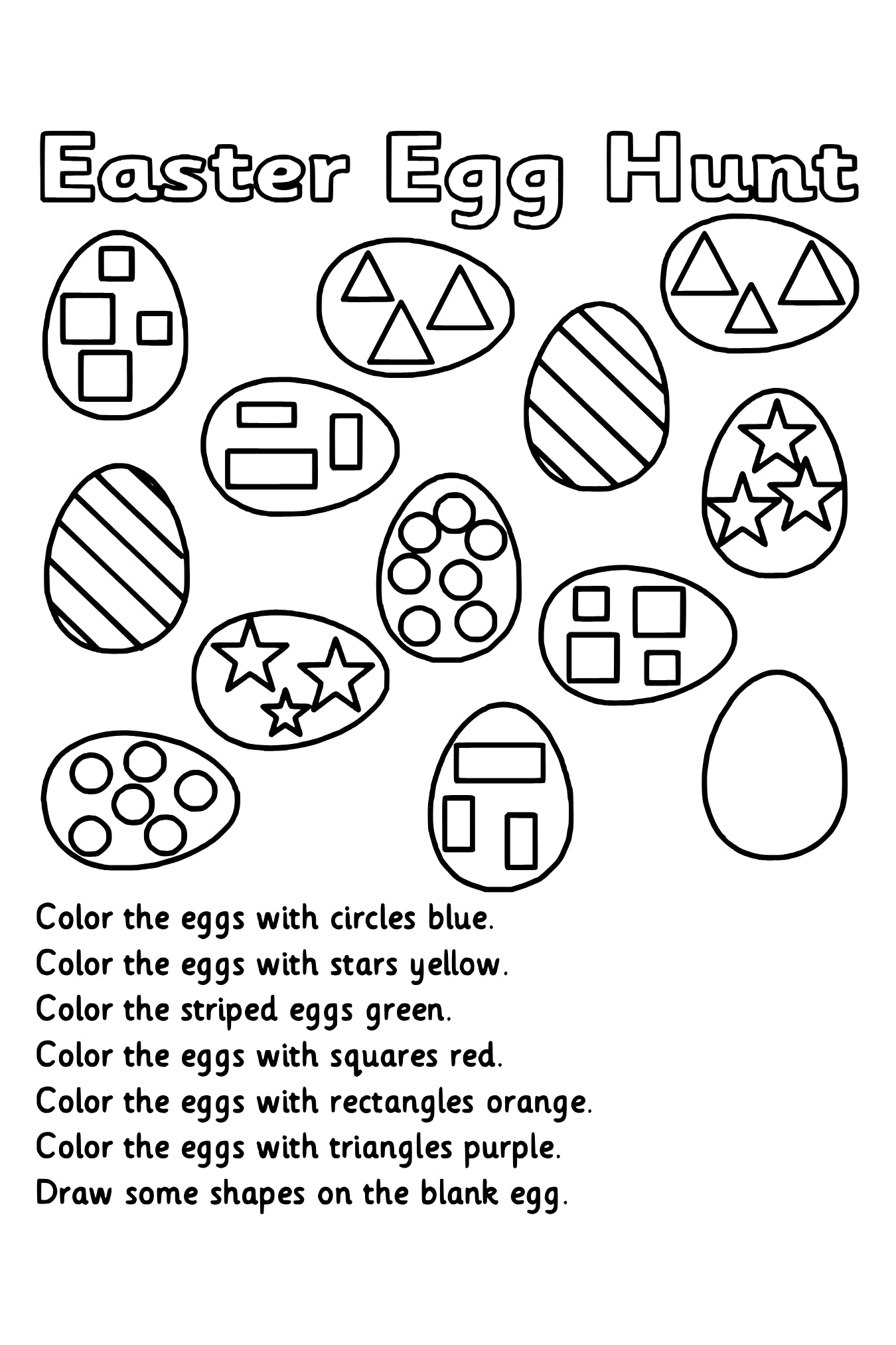 Egg-Citing Easter Adventure Activity Book