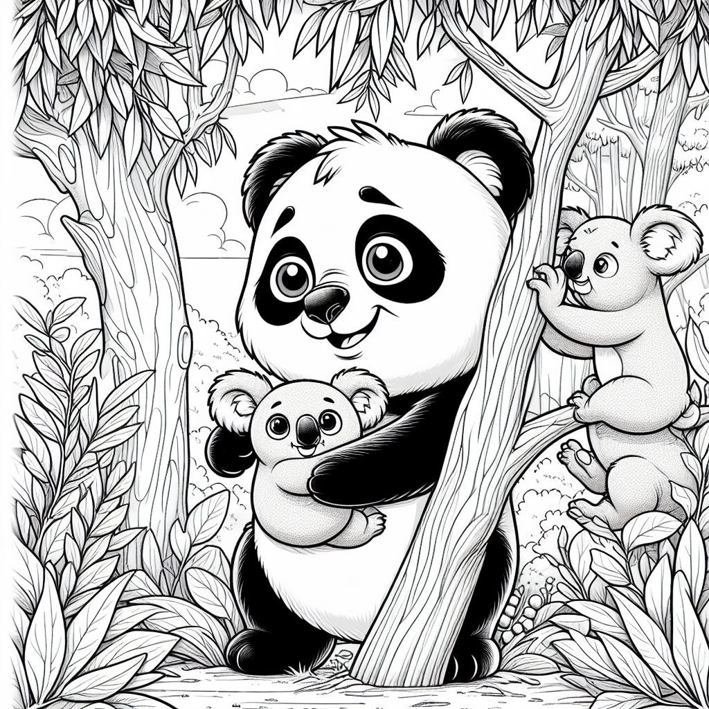 Panda's Pirate Quest Coloring & Activity Book