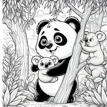 Panda's Pirate Quest Coloring & Activity Book