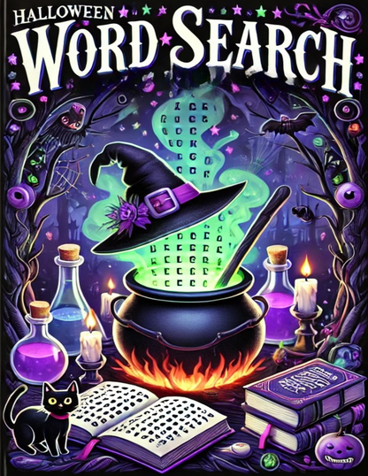 Boo-tiful Word Search: Spooky Puzzles for Halloween