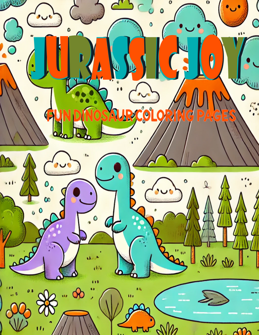 Jurassic Joy: Fun Dinosaur Coloring Pages